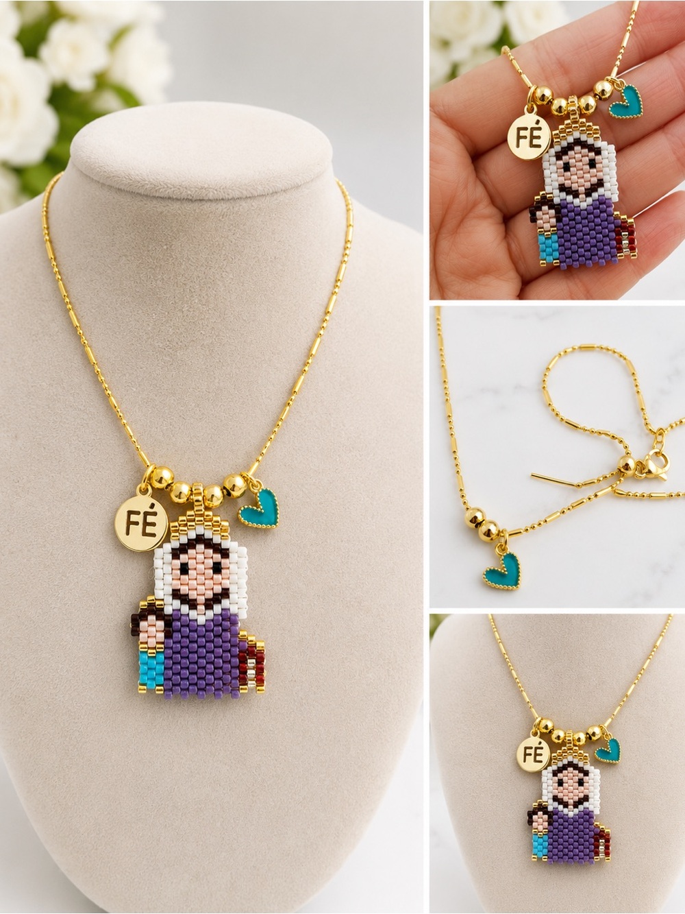 Gold Plated faith necklace
